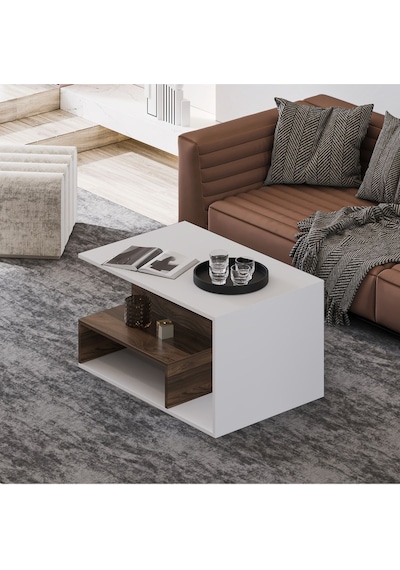 Vera S004 Orta Sehpa Traverten, Ev-ofis - Beyaz/ceviz Beyaz/ceviz Vera S004 Orta Sehpa Traverten, Ev-ofis - Beyaz/ceviz Beyaz/ceviz