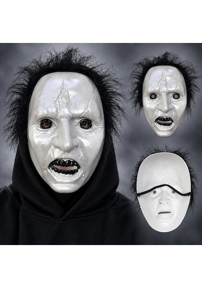 Siyah Saçlı Michael Myers Plastik Karakter Maskesi - Ajak-898412 18