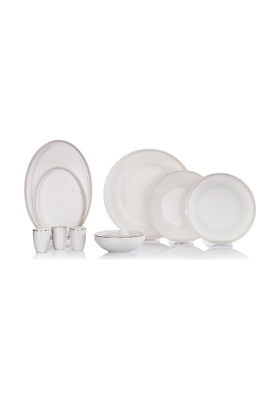 Schafer Adel Gold 56 Parça Bone Porselen Yemek Takımı Gld02