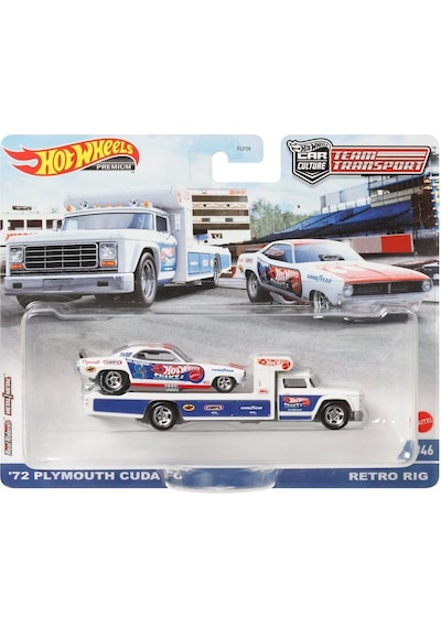 Hot Wheels Team Transport Premium 72 Plymouth Cuda FC 
