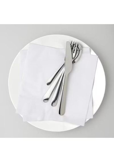 IKEA Fantastisk 100 Adet Peçete 40x40 cm - Beyaz