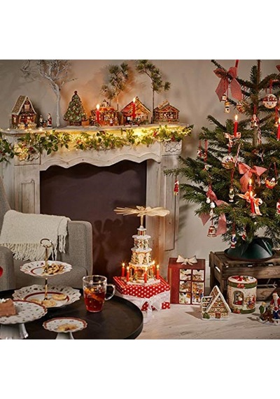 Villeroy Ve Boch Christmas Toys Müzik Kutusu "zencefilli Çörek Evi", Porselen, Beyaz/bej Diğer