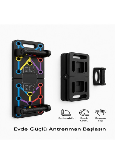Şınav Tahtası Push Up Board Katlanabilir Ev Tipi Fitness Ekipmanı