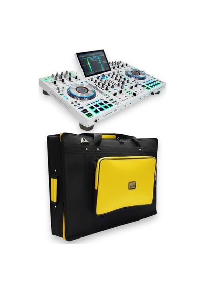 Prime 4+ Setup İçin Uyumlu Soft Case Taşıma Çantası. Siyah Sarı.