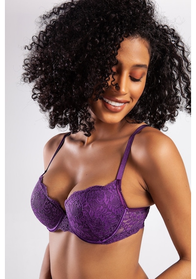Etiler Collection Golshan G.colors Balconette Foam Push Up Bra, Mor Konforlu Ve Şık Sütyen Çok renkli