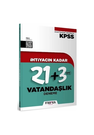 Kpss İhtiyacın Kadar Vatandaşlık 21+3 Deneme