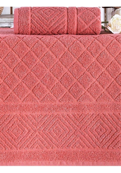 Banyo Havlusu 2'li Banyo Havlu Seti %100 Pamuk