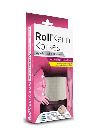 Roll Karın Korsesi Abdominal Toparlayıcı Korse