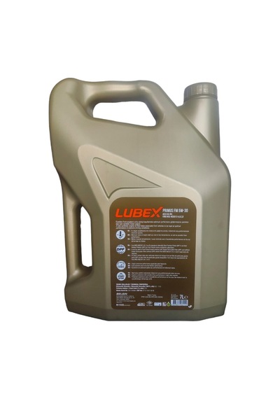Lubex Primus FM 5W - 30 Tam Sentetik Motor Yağı 7 L