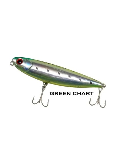 Dog Strike 9cm 11gr Su Üstü Maket Yem Green Chart