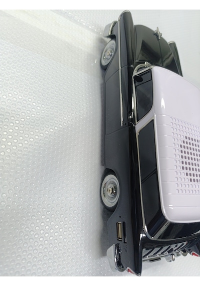 Ws-1955 Ledli Araba Usb-tf-fm Radyo Bluetooth Hoparlör - Siyah- Tek Ebat