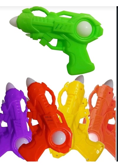 Işıklı Sesli Pilli Uzaylı Işın Tabancası - Renkli Modern 23cm Eğlenceli Oyuncak Tabanca