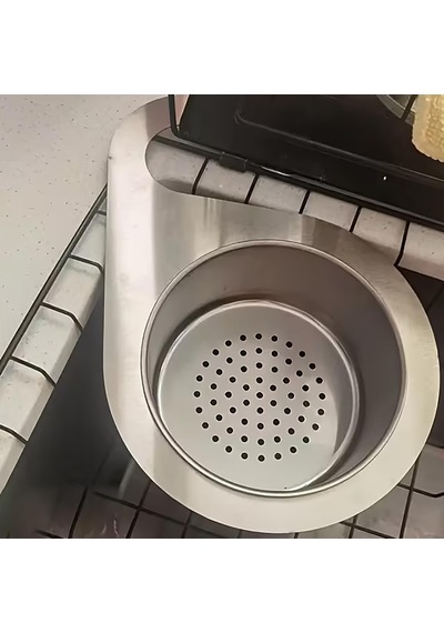 Promosyonca Paslanmaz Çelik Evye Süzgeç Sepeti, Lavabo İçi Yemek