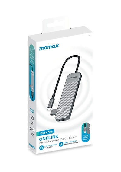 Momax DH17E Onelink 7 In 1 USB-C Çoklayıcı Hub
