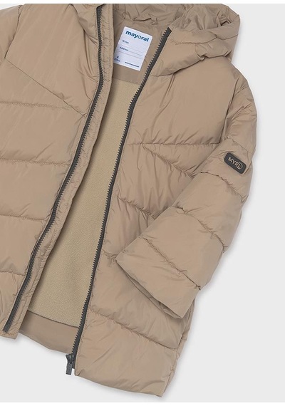 Mayoral Erkek Çocuk Uzun Şişme Mont Bej 4402