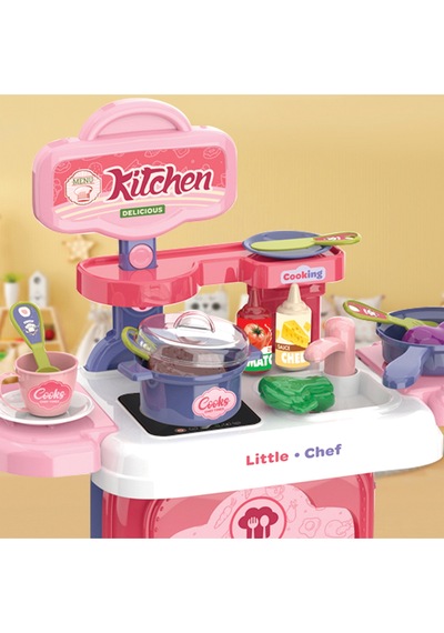 Ogi Mogi Toys Mutfak Oyun Seti 2 Si 1 Arada Taşınabilir Sırt Çantası