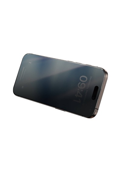 Apple Uyumlu   iPhone 16 Pro Benks Hayalet Ekran Koruyucu Ultra Shield 0.3mm Privacy Uygulama Aparatlı
