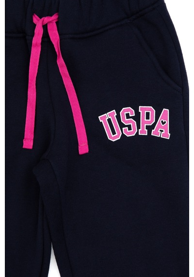 U.S. Polo Assn. Kız Çocuk Lacivert Şardonlu Jogger Eşofman Altı 50317893-VR033
