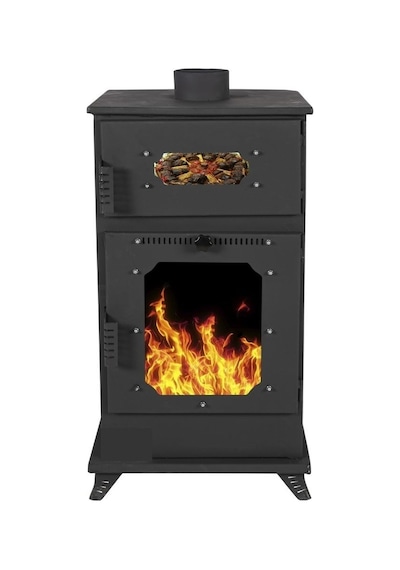 Pelet Sobası M002 Mini Fırınlı Pelet Sobası