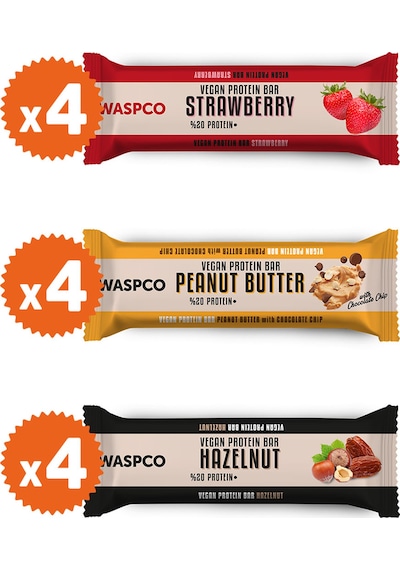 Waspco Vegan Protein Bar Karma Kutu 40 G x 12 Adet Waspco Vegan Protein Bar Karma Kutu 40 G x 12 Adet