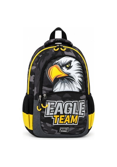 İlkokul Okul Çantası Eagle Team Kartal Takımı Sırt Çantası 42x30x13 Cm Desenli