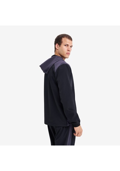 Lescon Siyah Erkek Fermuarlı Kapüşonlu Sweatshirt 26n-1148