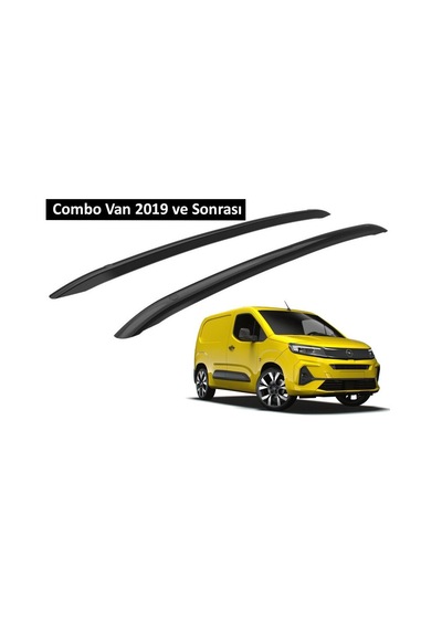 Opel Combo Van 2019 Ve Sonrası  Tip Oem Tavan Çıtası Siyah Renk