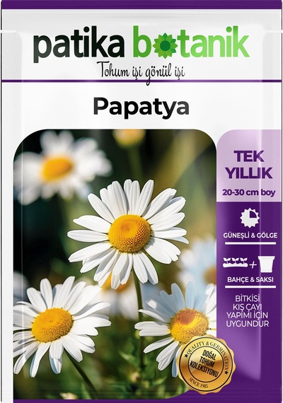 Patika Botanik 100 Adet Tıbbi Aromatik Papatya Tohumu