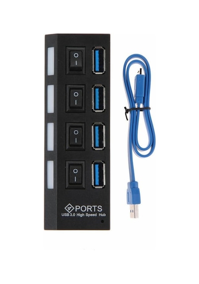 4 Port Usb Çoğaltıcı Çoklayıcı Hub Usb 3.0 Çoklama Pc Laptop