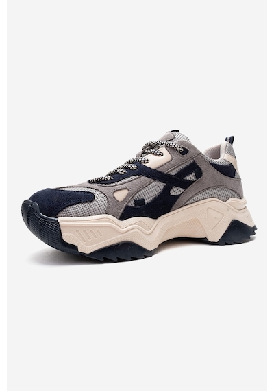 Luvishoes Lecce Lacivert Süet Multi Kadın Spor Ayakkabı Lacivert