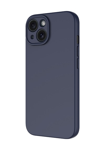 Apple Uyumlu iPhone 15 Kılıf Zore Mara Lansman Kapak Koyu Mor