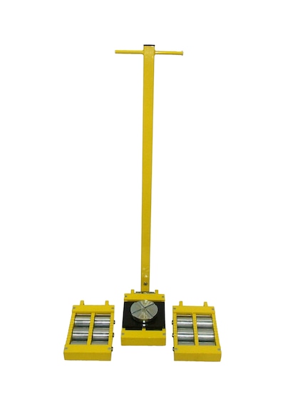 20 Ton Domuz Arabası Makina Taşıma Arabası 3 Lü Takım Metal Teker