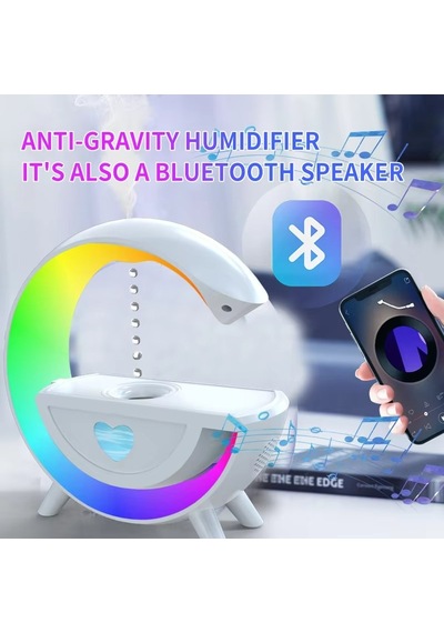 Çeşithane G-style Akıllı Yaşam İstasyonu - 15w Hızlı Kablosuz Şarjlı Led Gece Lambası, Bluetooth Hop
