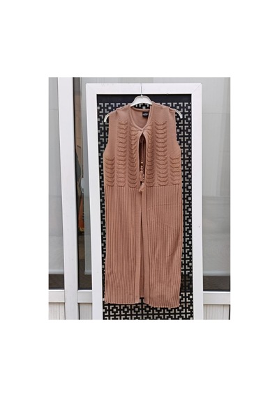 Çınar Boutique Anne Yeleği Uzun-bal Köpüğü - Standart Bal Köpüğü Bal Köpüğü