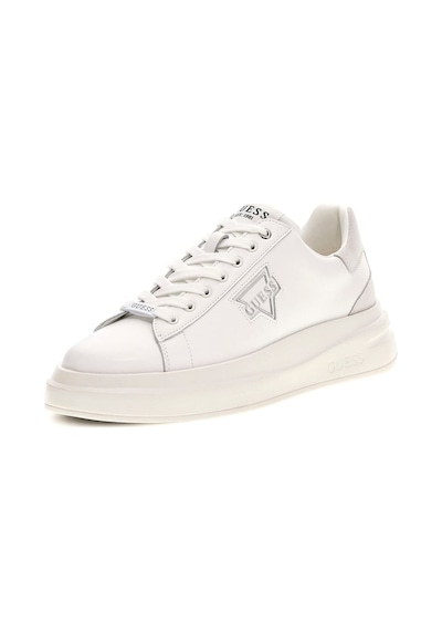 Guess Erkek Elban Deri Kalın Tabanlı Sneaker - Beyaz 4182900