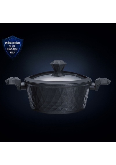 Karaca BioDiamond Antibakteriyel Kulp İndüksiyon Tabanlı Tencere 24 CM 3.9 L