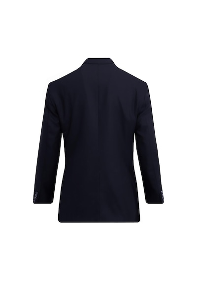 Uki Lacivert Comfort Fit , Mono Yaka, 2 Düğme Çift Yırtmaç Çizgili Klasik Takım Elbise