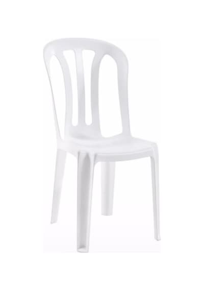 Papatya Buket Sandalye - Plastik Bahçe Balkon Sandalyesi Beyaz