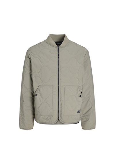 Jack & Jones Erkek Beyzbol Yaka Uzun Kollu Puffer Mont - Axel - 12298748 Vetiver
