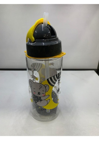 Gıpta Third Tritan Desenli Pipetli Matara 500 Ml Karışık Renk 1 Adet
