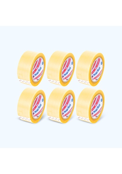 45 Mm X 100 Mt Şeffaf Koli Bandı Hotmelt Red 84 Adet