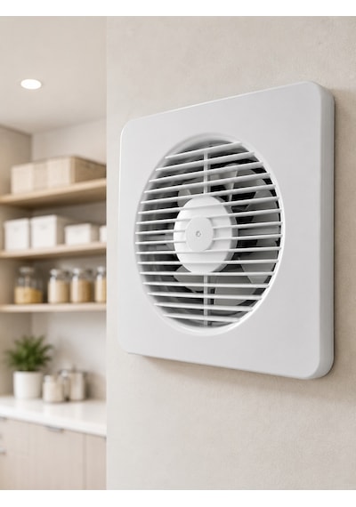 20 W Havalandırma Fanı 150 Mm Bağlantı Çapı 20,8 X 20,8 Cm Dekoratif Aspiratör - Lisinya