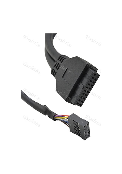 3.5 İnç 2 Port Usb 3.0 3.5Mm Floppy 4291A Mikrofon Kulaklık Diske