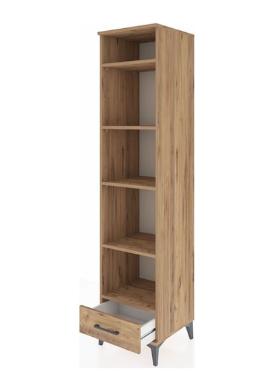 Hyperion Dolap 5 Raflı Tek Çekmeceli 44x44x195 Çam-çam Atlas Çam