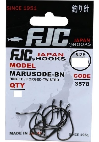 Fjc 3578 Maru Sode Rınged Black Nıkel 17li İğne No:6 - Standart