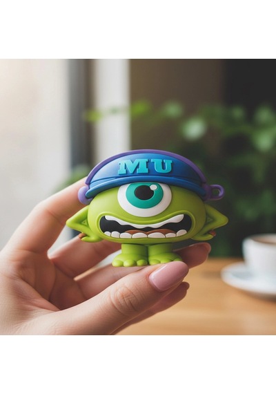 Caseonn Apple Uyumlu AirPods Pro Kılıf Karakter Figürlü Monstr Mike