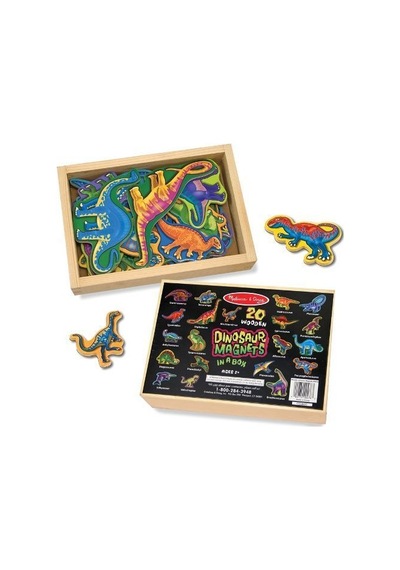 Melissa&Doug Ahşap Mıknatıslı Dinozorlar