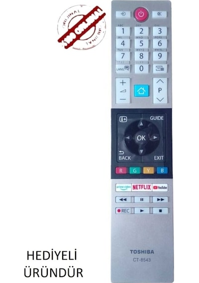 Toshba %100 Smart Tv Kumandası 40l2863dg 49l2863dg