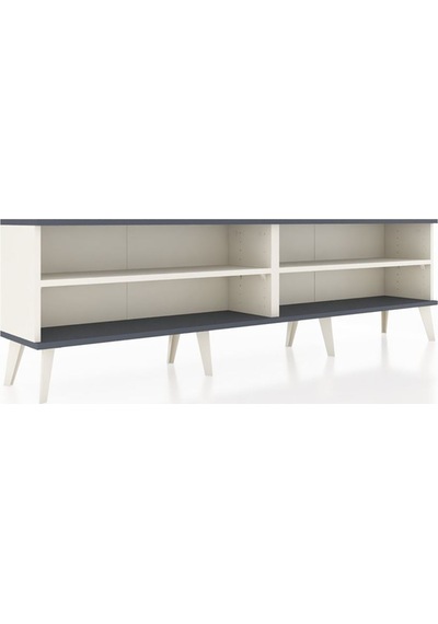 Arges Tv Ünitesi 2 Raflı 176x30x51 Aytaşı-antrasit/aytaşı Antrasıt/aytası