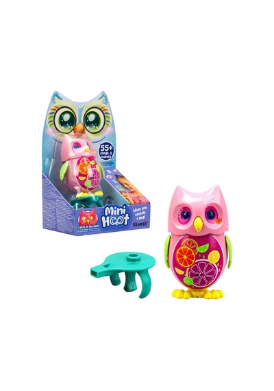 Mini Hoot Sevimli Baykuş - Pembe Çok Renkli